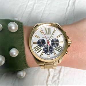 MICHAEL KORS Wren Chronograph Gold Watch